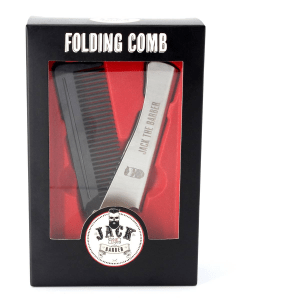 Jack The Barber Stainless Steel Flip Folding Comb