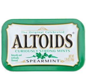 Altoids Original Curiously Strong Mints Spearmint Tin 50g