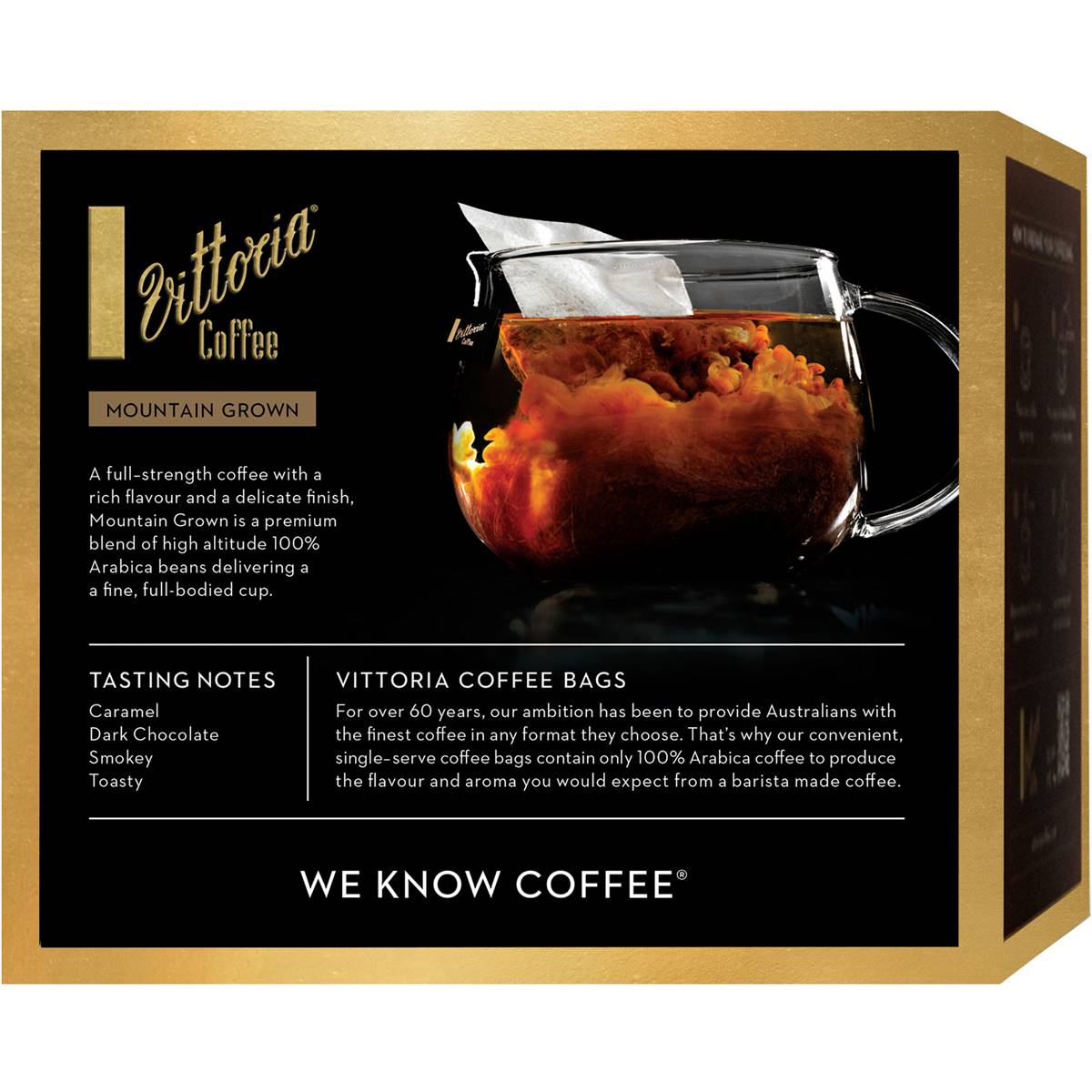 Vittoria Coffee Bags Mountain Grown 20 Pack