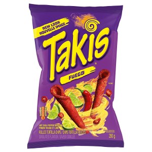 Takis Fuego Hot Chili Pepper & Lime Tortilla USA Chips 280g