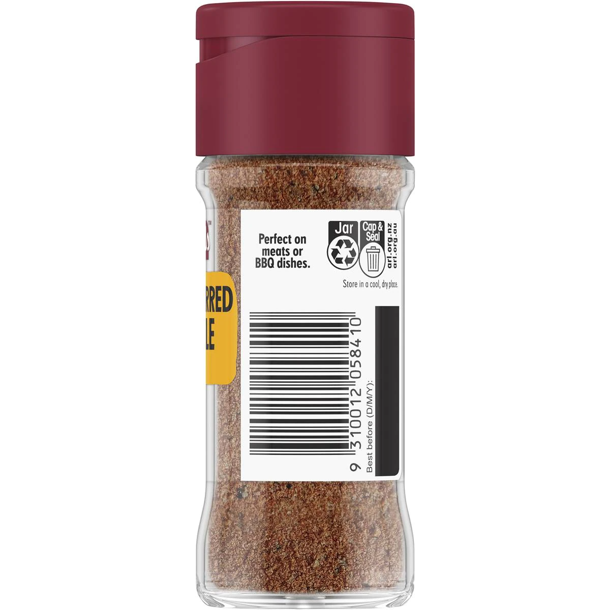 Masterfoods Smoked & Charred Texan Style Rub Smokey BBQ Seasoning 50g