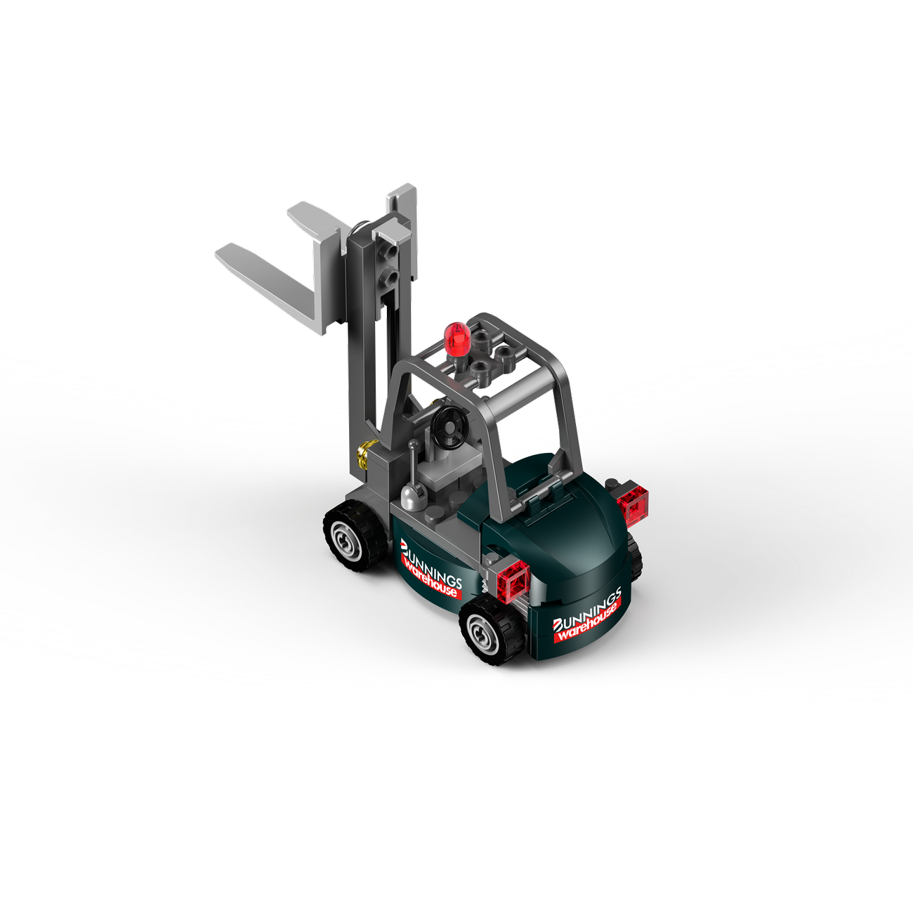 Bunnings Warehouse Building Blocks Forklift Model Toy Figure for Kids