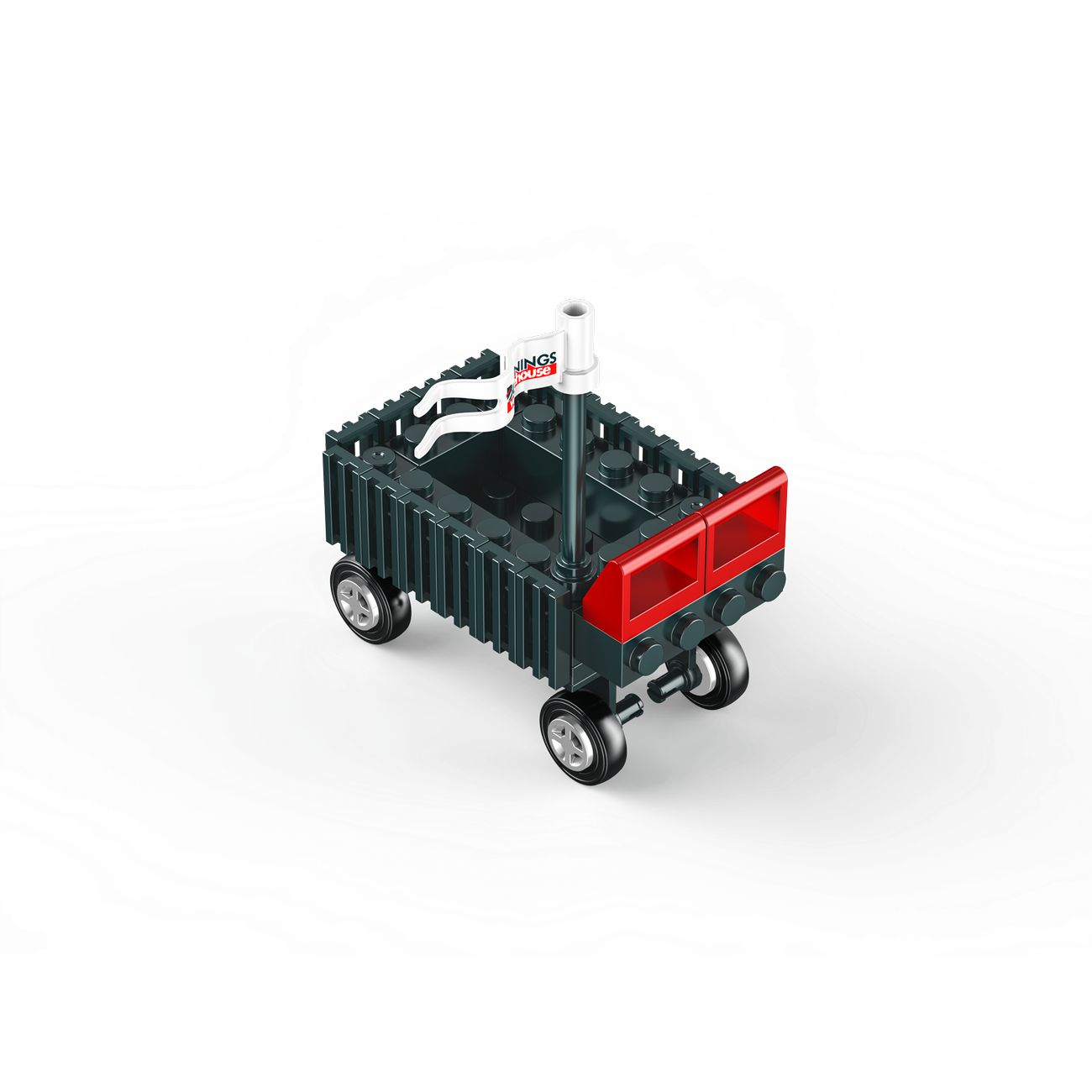 Bunnings Warehouse Building Blocks Trolley Model Toy Figure for Kids