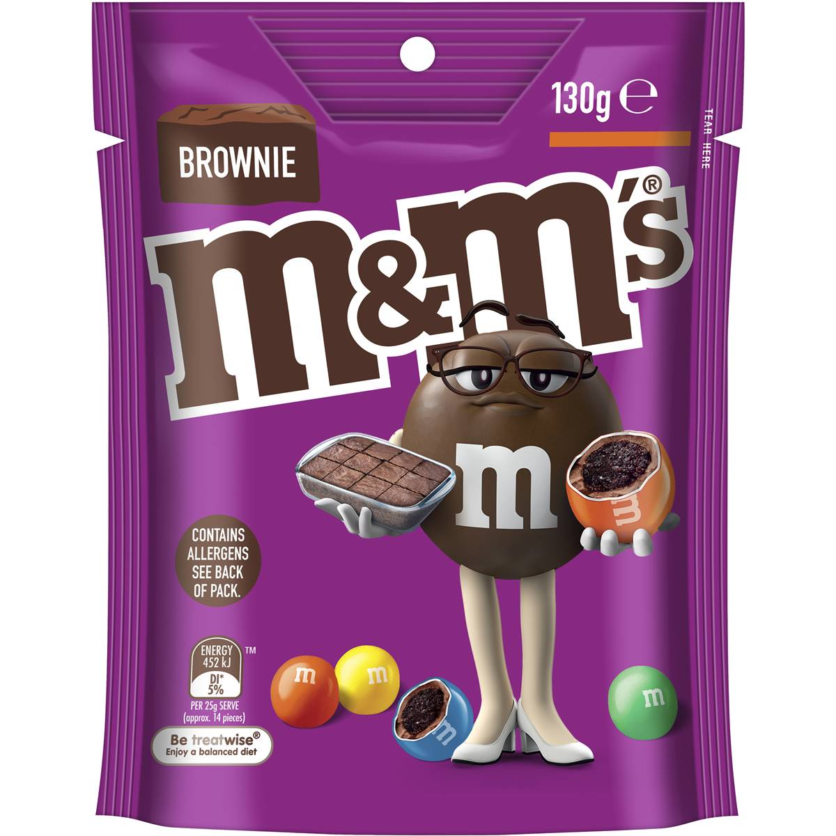 M&Ms Brownie Flavour Chocolate Buttons Candy 130g | eBay