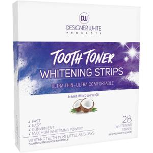 Designer White Tooth Toner Teeth Whitening Strips 28 Pack