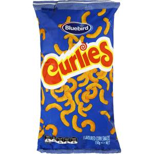 Blue Bird Curlies Corn Snacks Pack NZ Snack 150g
