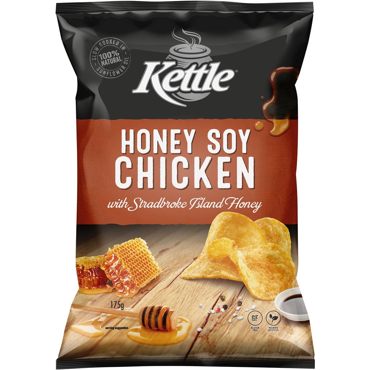 Kettle Sweet Chilli and Sour Cream Potato Chips Pack 175g