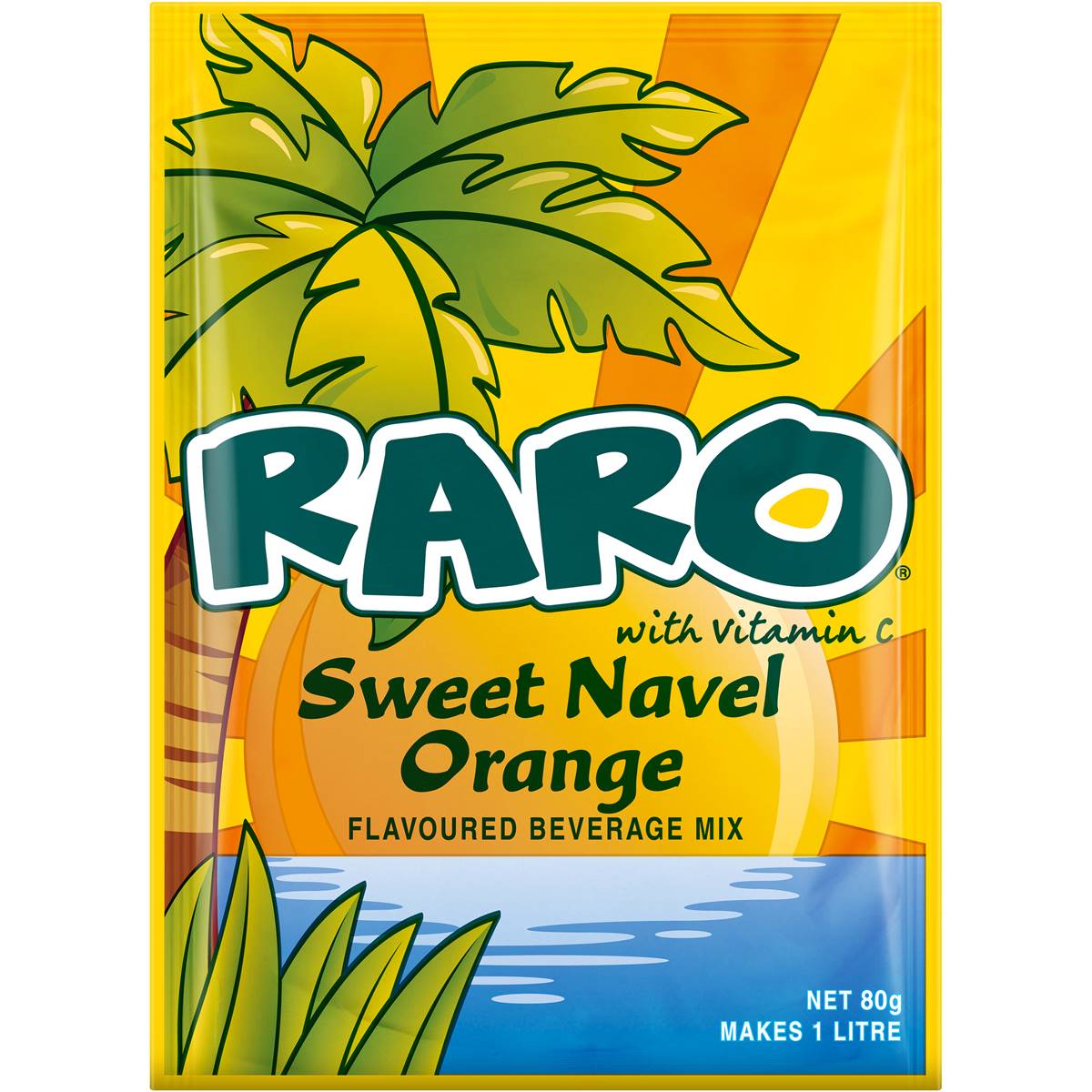 Raro Sweet Navel Orange Flavoured Beverage Drink Mix Powder 80g