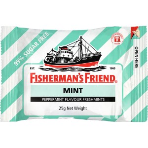 Fishermans Friend Mints Extra Strong Menthol Lozenges Mint 25g