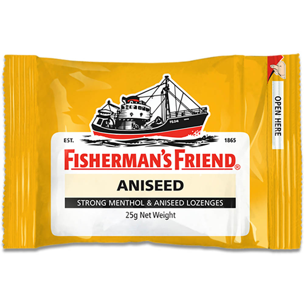 Fishermans Friend Mints Extra Strong Menthol Lozenges Aniseed 25g