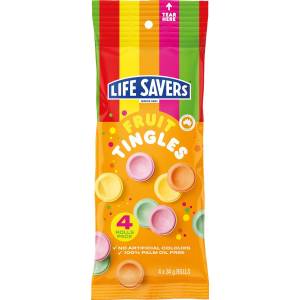 Lifesavers Fruit Tingles Candy Lollies 4 Rolls Pack