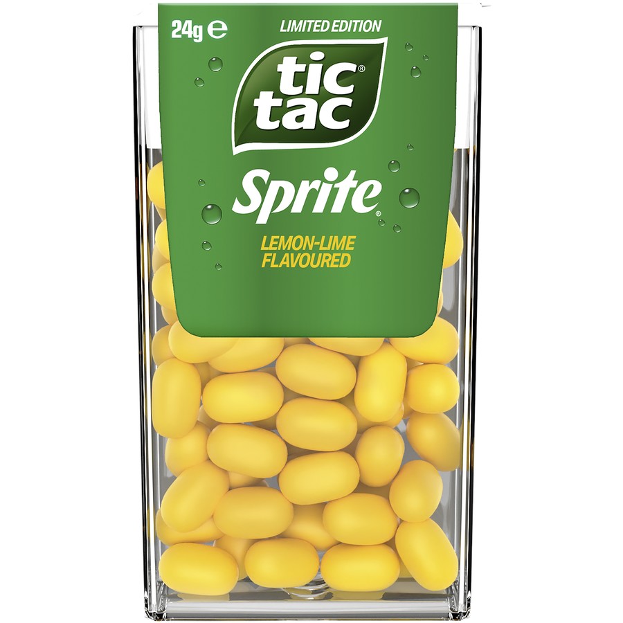 Tic Tac Sprite Lemon Lime Mints Special Limited Edition 24g
