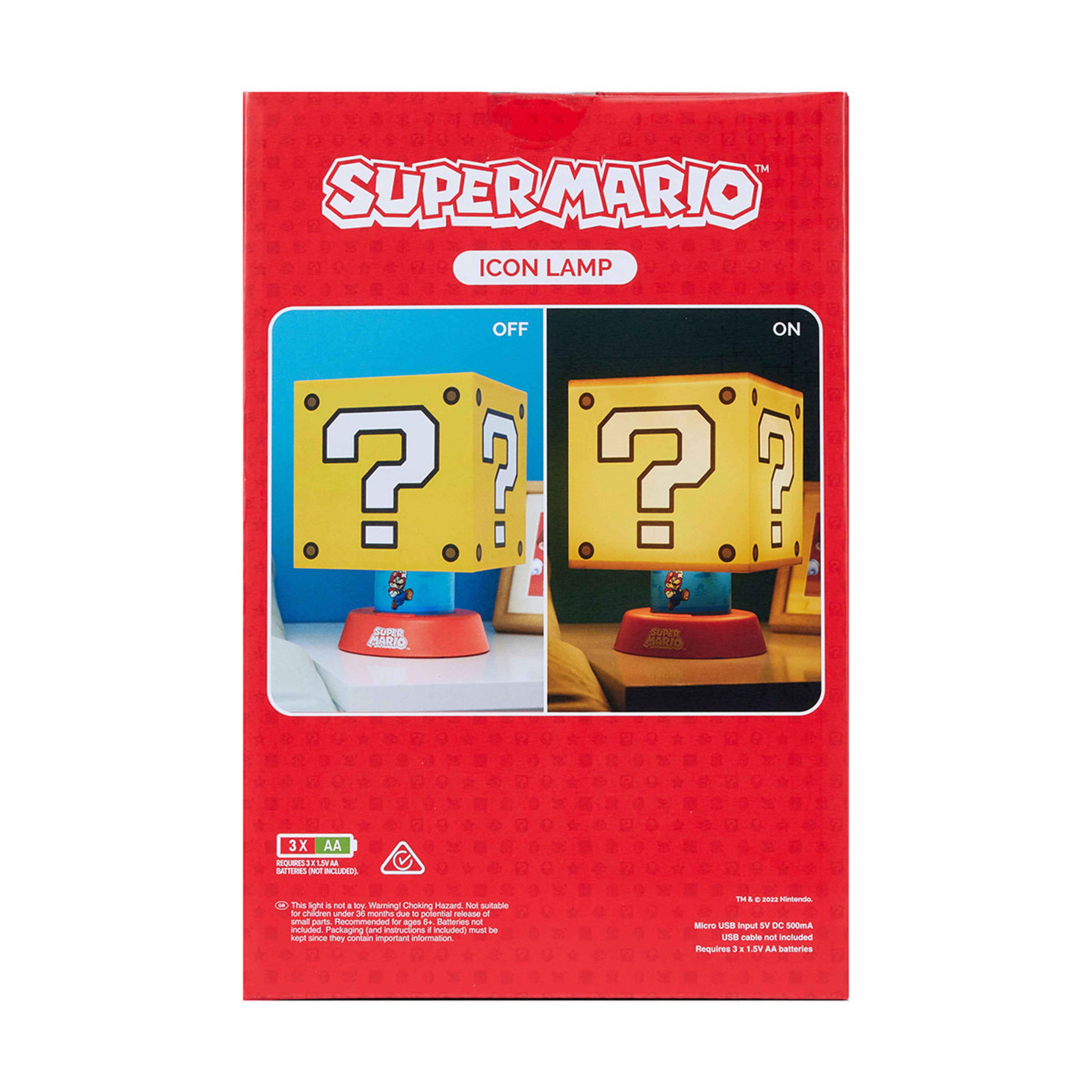 Super Mario Crate Block Lamp Light Christmas Gift