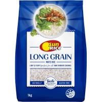 Sunrice Long Grain White Rice Premium Pouch 1kg