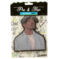 Pro & Hop 2Pac Tupac Shakur Blue Shirt Lemon Car Air Freshener