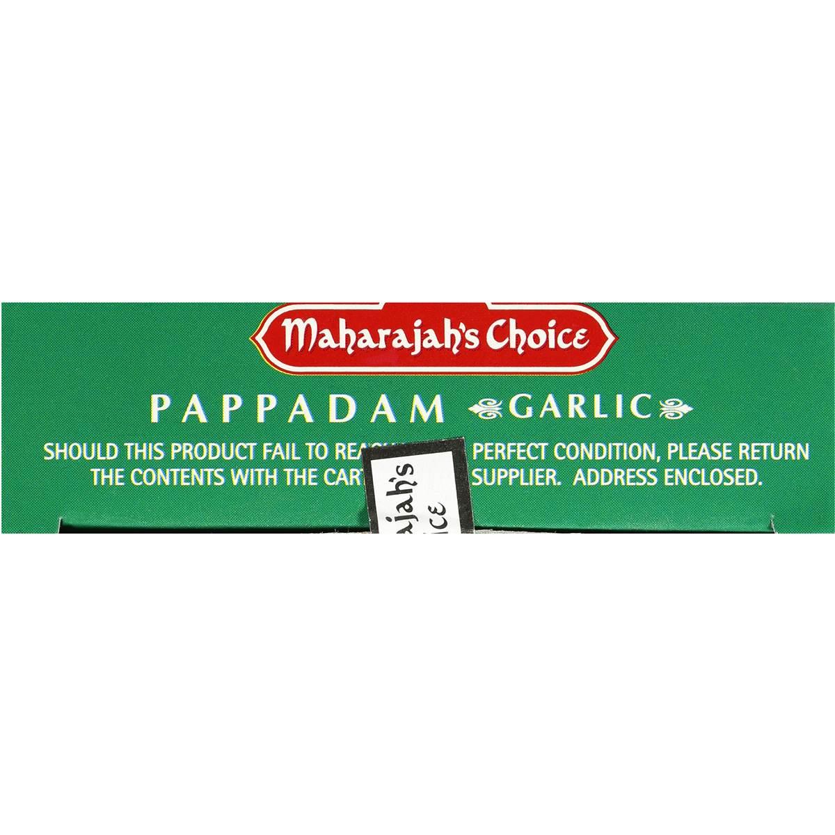 Maharajahs Choice Garlic Pappadams 100g