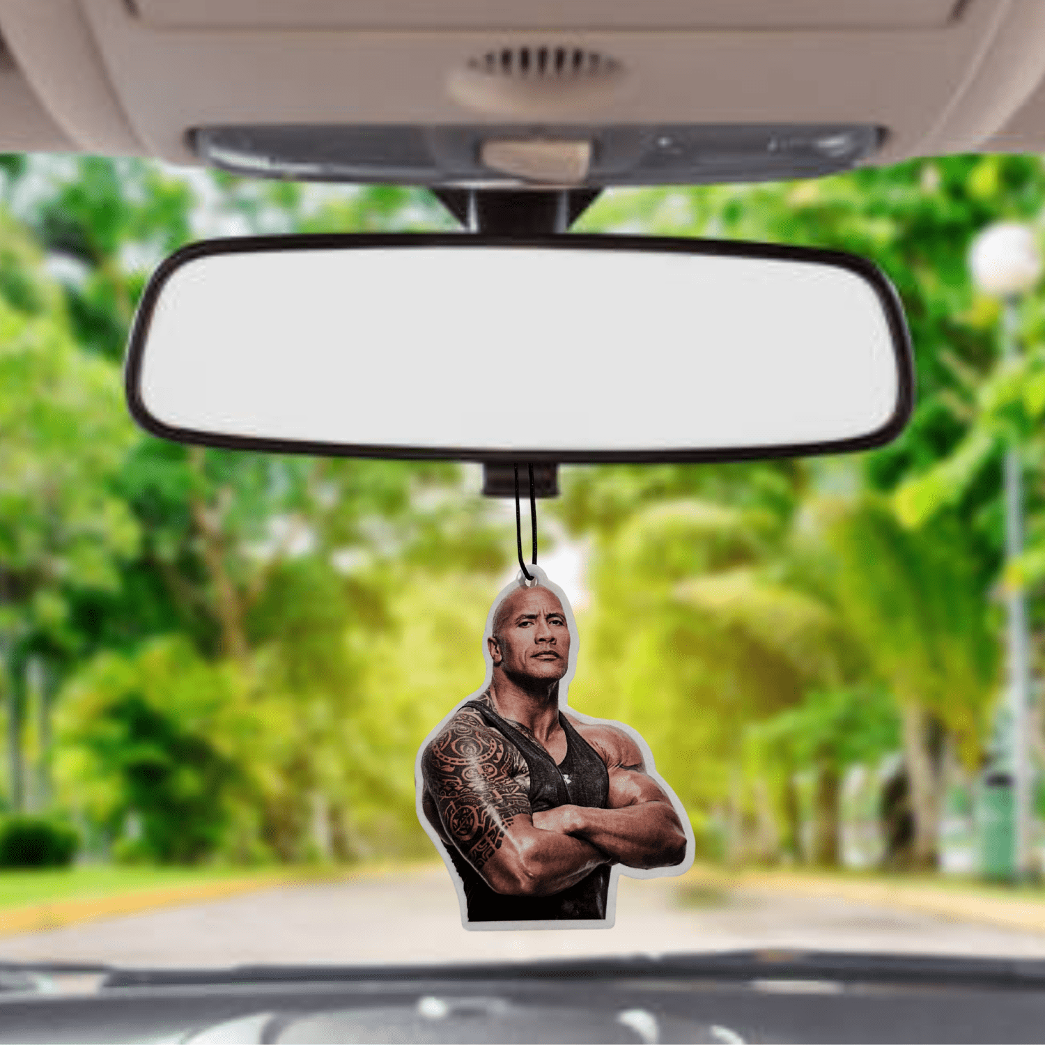 The Rock Dwayne Johnson Black Ice Car Air Freshener