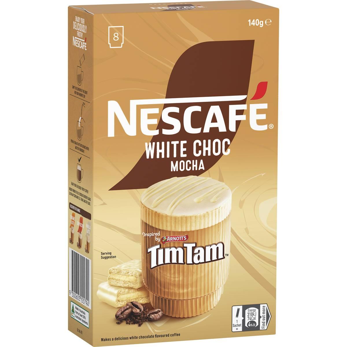 Nescafe Tim Tam White Chocolate Mocha Coffee 8 Pack | eBay