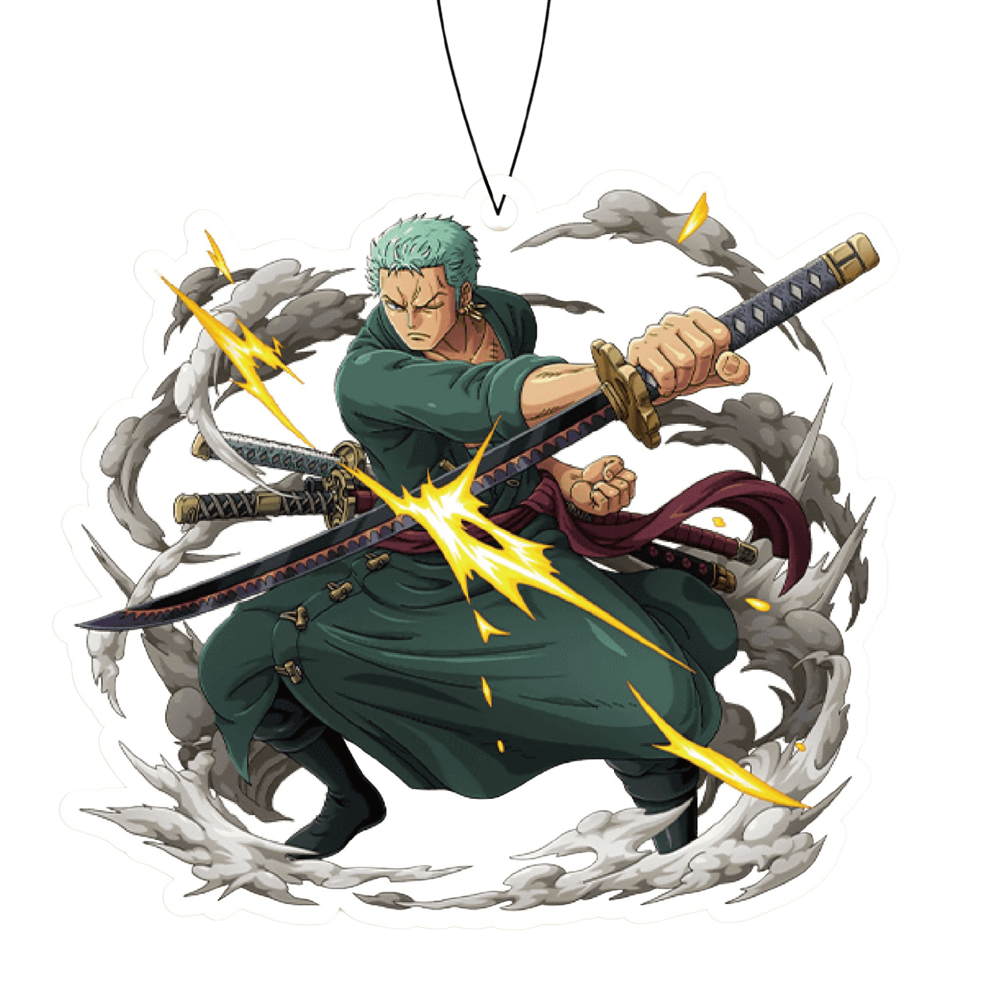 One Piece Roronoa Zoro Apple Car Air Freshener