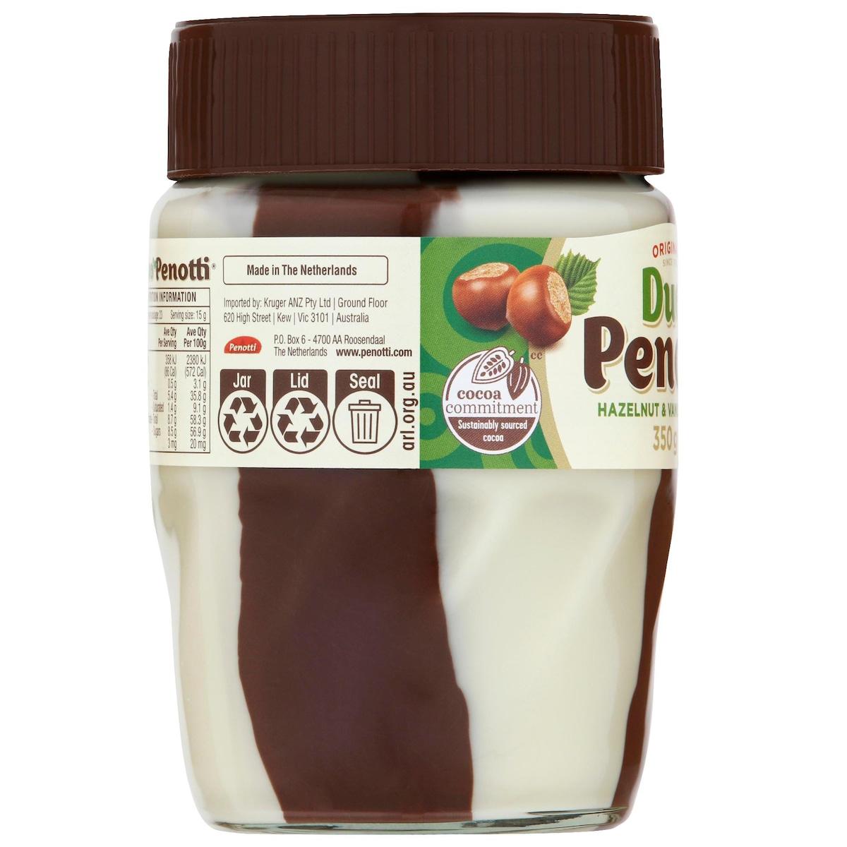 Duo Penotti Hazelnut Vanilla Spread 350g