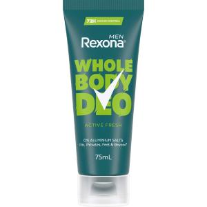 Rexona Men Whole Body Deodorant Cream Active Fresh 75ml