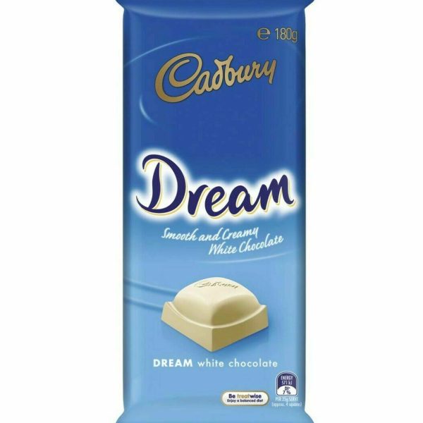 Cadbury Dream White Chocolate Block 180g