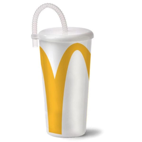 McDonalds Official Cup With Clear Straw 950ml