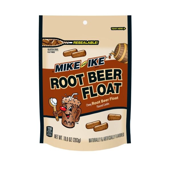 Mike and Ike Root Beer Float Candy Bag 283g