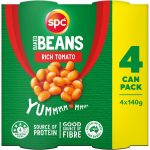 SPC Baked Beans Rich Tomato Sauce Can 140g X 4 Cans