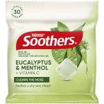 Soothers Eucalyptus and Menthol Throat Lozenges 10 Pieces X 3 Pack