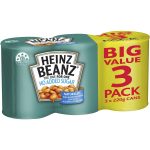 Heinz Baked Beans In Tomato Sauce No Sugar Can 220g X 3 Cans