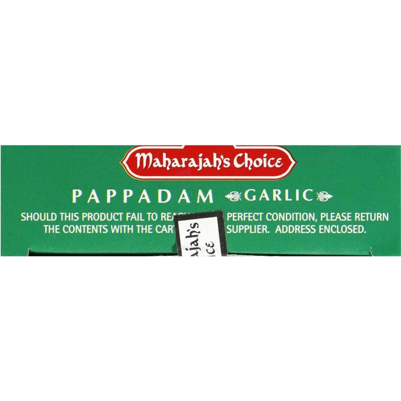 Maharajahs Choice Garlic Pappadams 100g