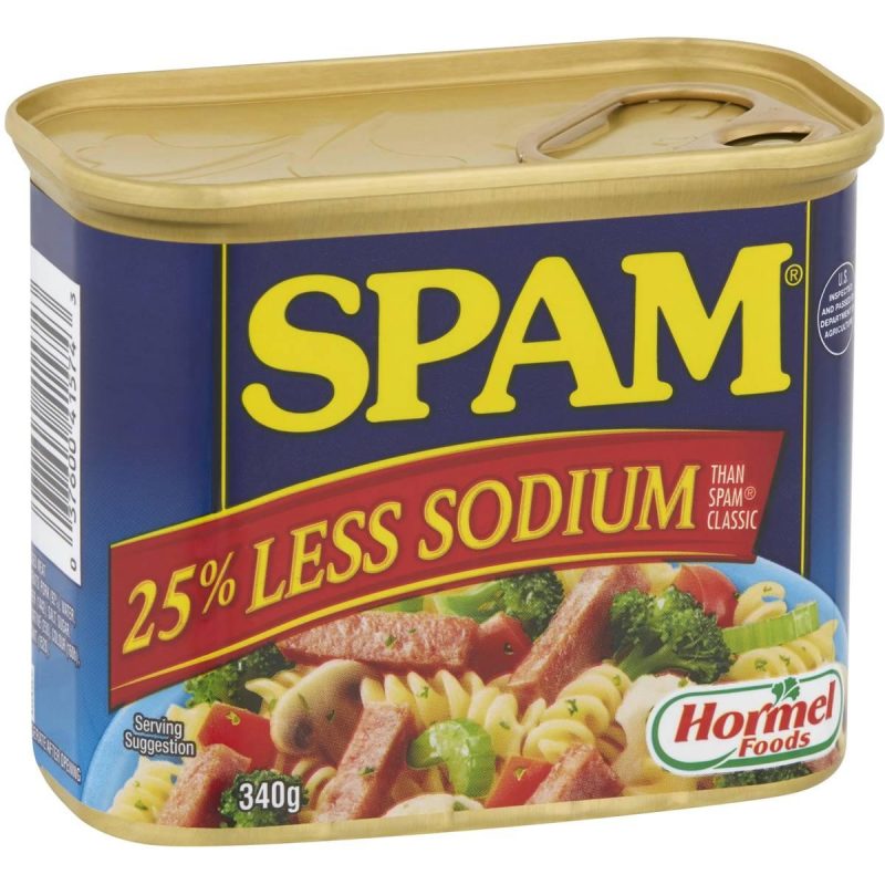 Spam Ham Classic Less Sodium 340g