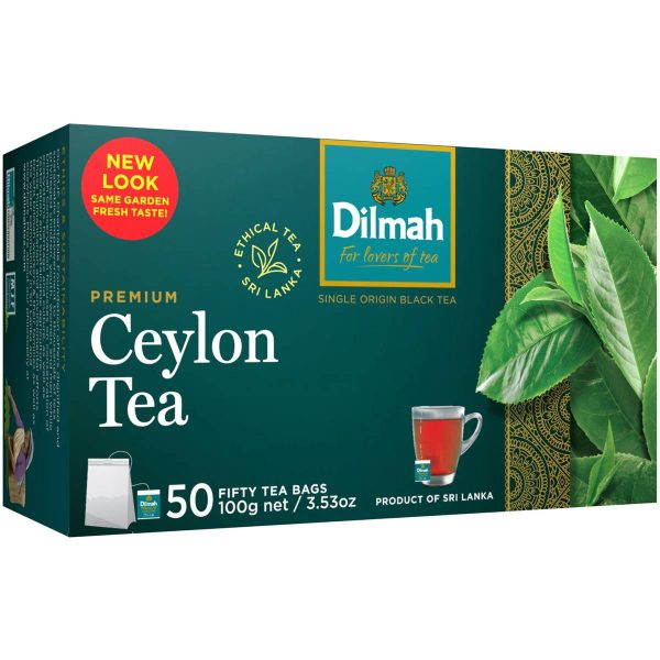 Dilmah Premium Ceylon Tea Bags 50 Pack