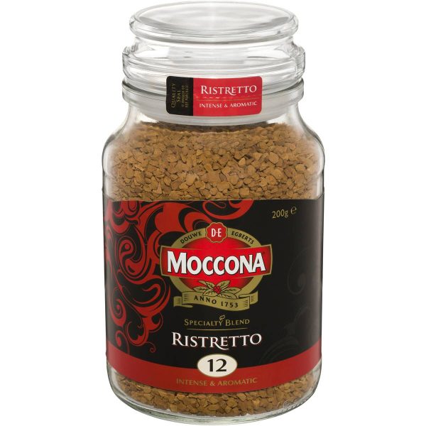 Moccona Specialty Blend Ristretto Freeze Dried Instant Coffee Jar 200g