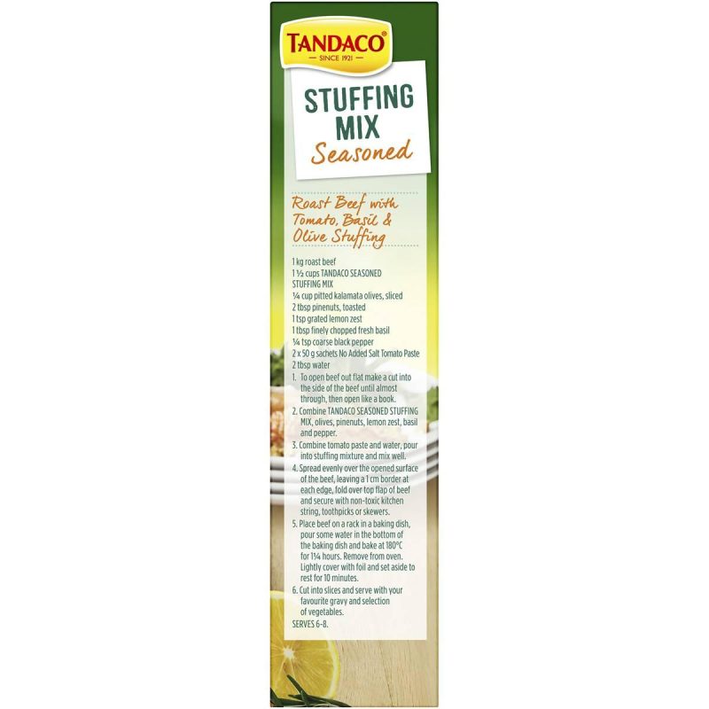 Tandaco Stuffing Mix Seasoned for Turkey and Chicken 200g