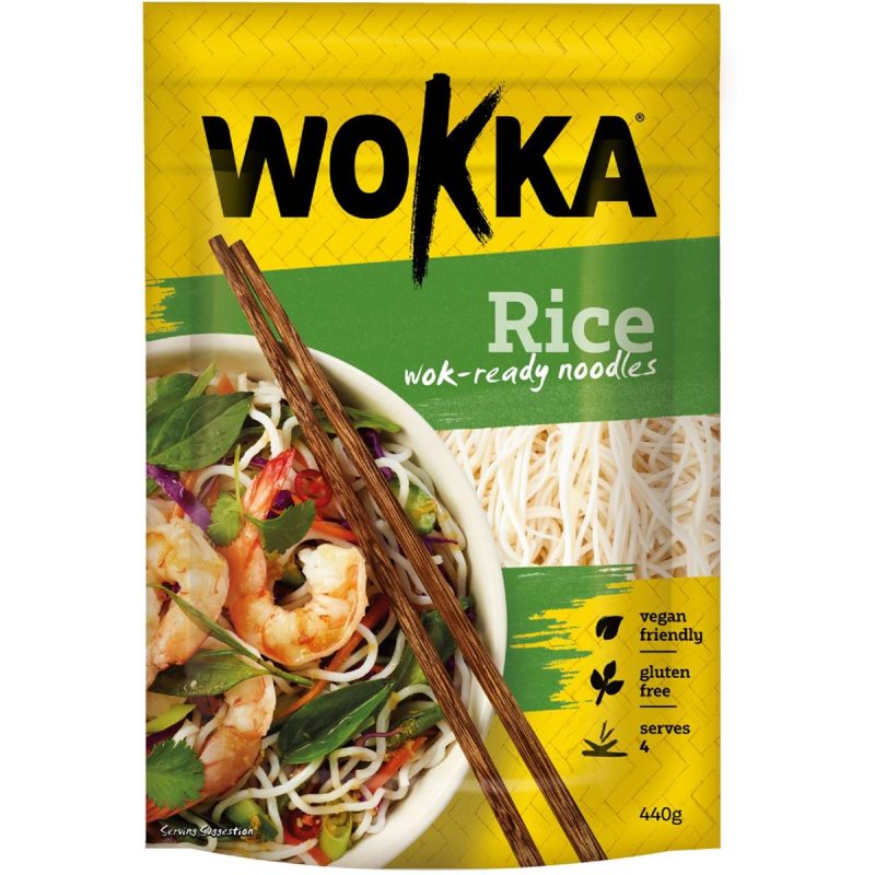 Wokka Rice Wok Ready Noodles Pack 440g