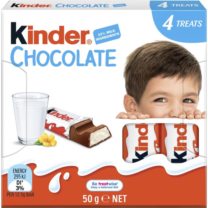 Kinder Chocolate Share Pack Kids Treats 4 Pack