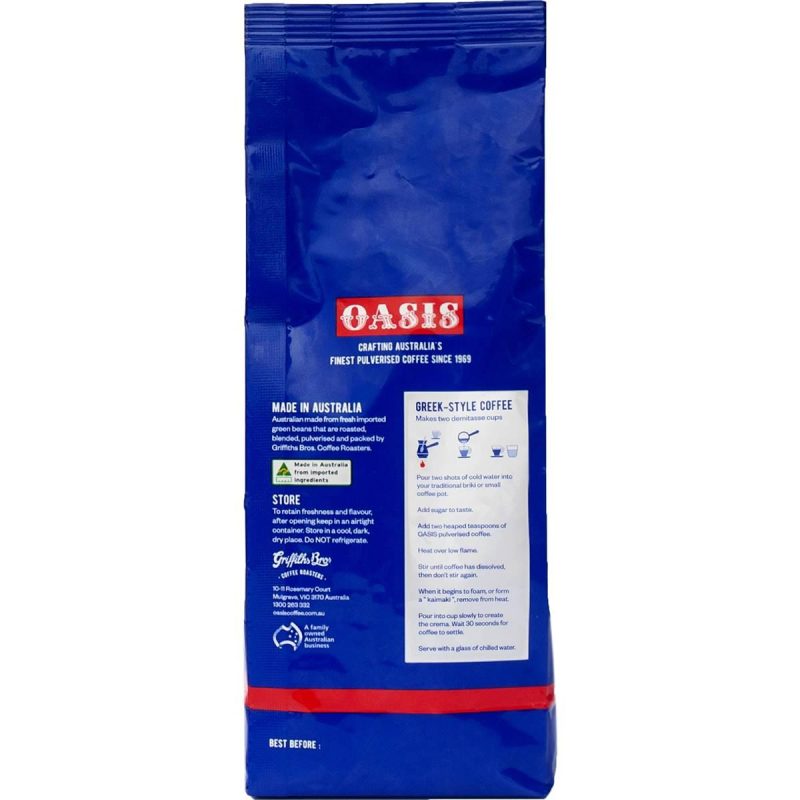 Oasis Greek Style Ground Coffee 200g