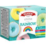 Queen Food Colour Dye Rainbow Colours 4 Pack