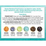 Queen Food Colour Dye Rainbow Colours 4 Pack