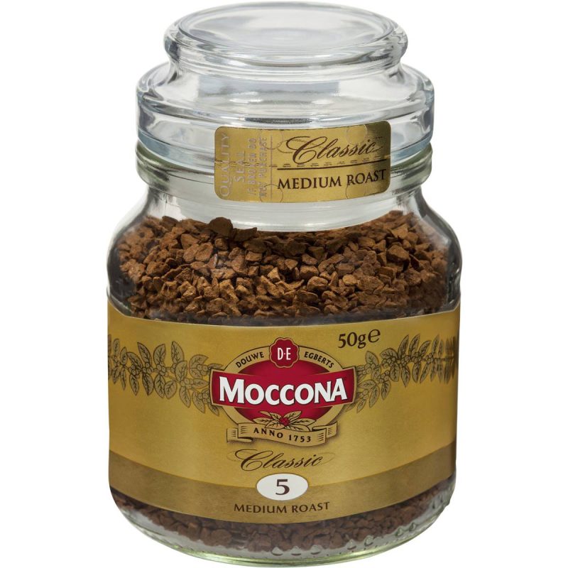 Moccona Classic Freeze Dried Medium Roast Instant Coffee Jar 50g