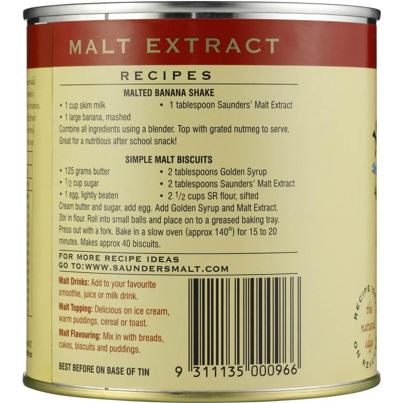 Saunders Malt Extract 1kg Tub