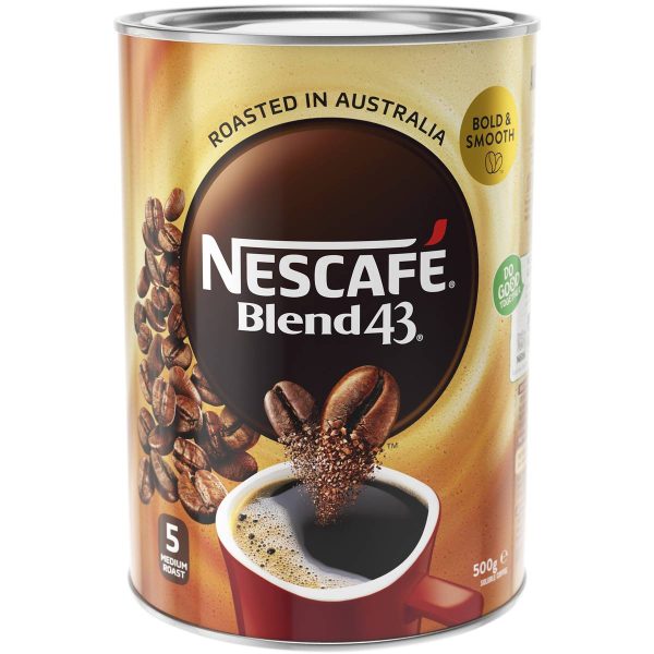 Nescafe Blend 43 Medium Roast Instant Coffee Tub 500g