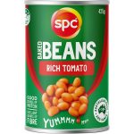 SPC Baked Beans Rich Tomato Sauce Can 425g