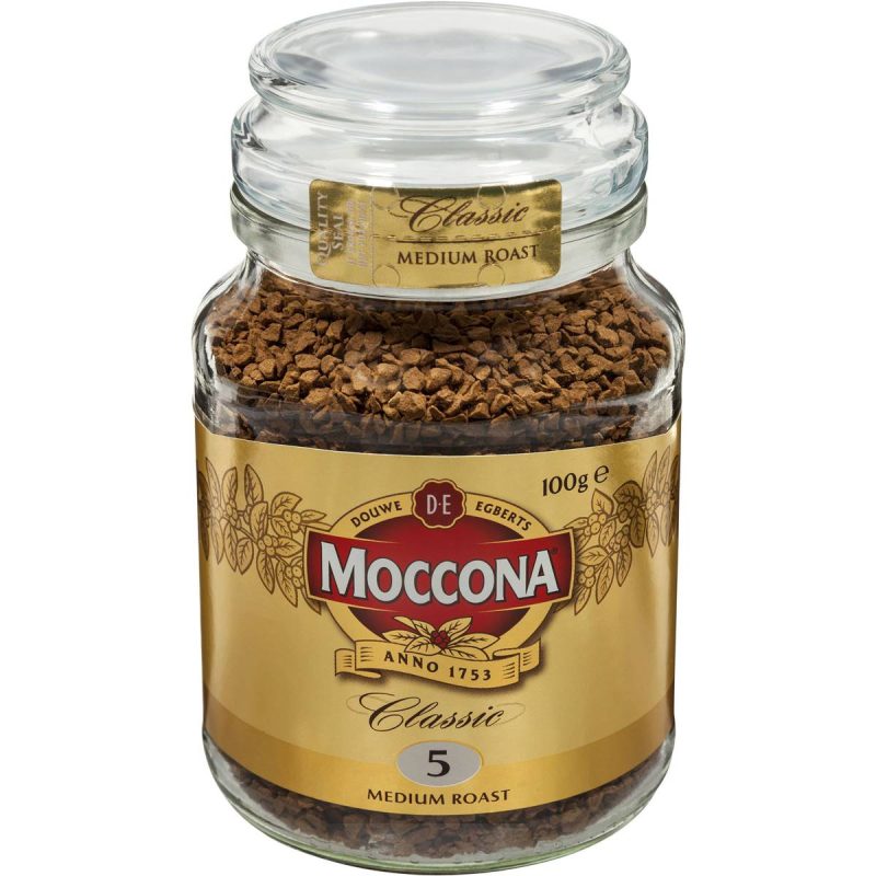 Moccona Classic Freeze Dried Medium Roast Instant Coffee Jar 100g