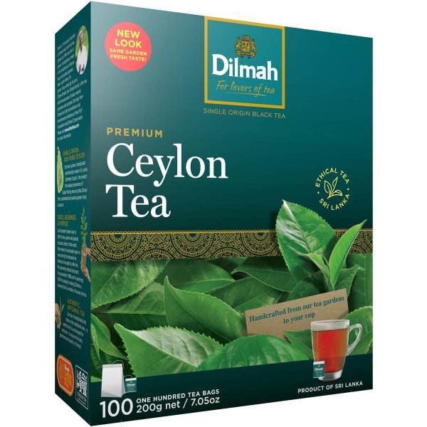 Dilmah Premium Ceylon Tea Bags 100 Pack