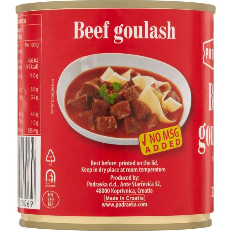 Podravka Beef Goulash Can 300g