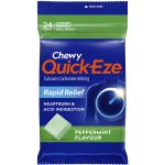 Quick Eze Rapid Relief Peppermint Chewy Antacid Tablets 8 Pieces X 3 Pack