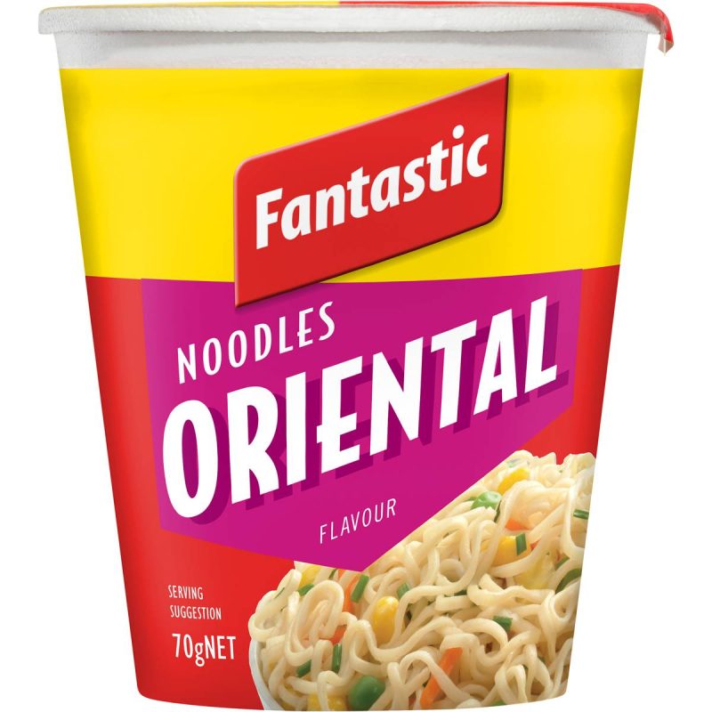 Fantastic Instant Noodles Oriental Cup 70g X 6 Cups